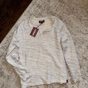 Alesbury Men's Gray Long Sleeve Henley Shirt